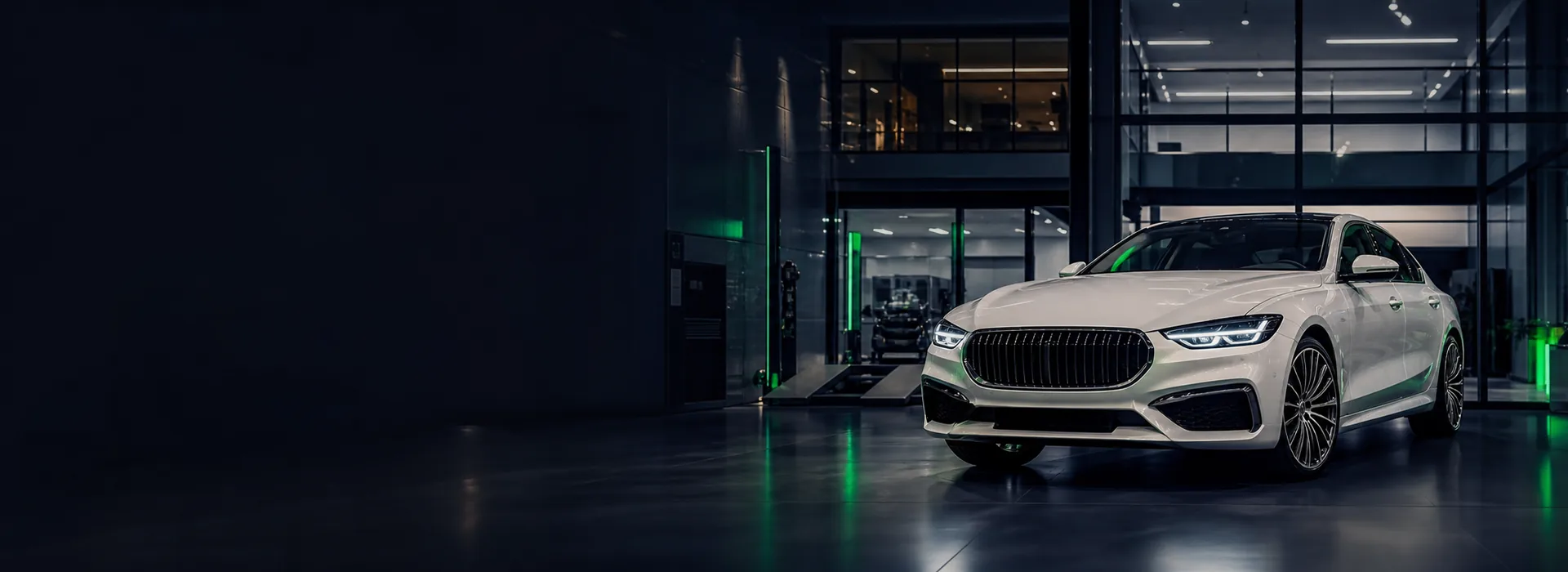 Premium koeretoej i moderne Autos Central showroom for inspektion og garanti